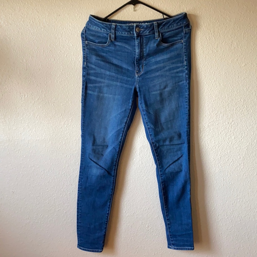 American Eagle Hi Rise Jeggings 8